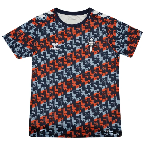 Hummel - Camiseta de manga curta júnior Antes do jogo RC Celta de Vigo 24/25 – Marine
