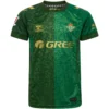 Hummel - Camiseta de manga curta júnior Visitante Real Betis Balompie 26/27 – Verdant Green