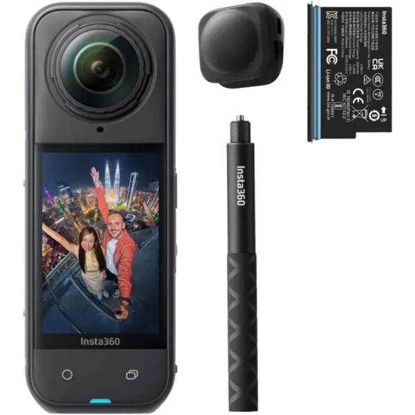 Insta360 - Câmera de ação X5 Starter Bundle - Midnight Black