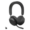 Jabra - Fone de ouvido sem fio Evolve2 75 with Charging Base - Black
