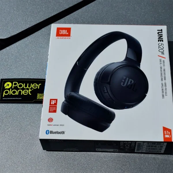 JBL - Fones de ouvido sem fio Tune 520BT - Black