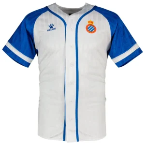 Kelme - Camiseta de manga curta RCD Espanyol 26/27 Streetwear – Masculino – White / Royal Blue