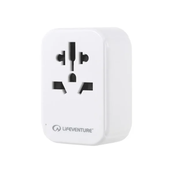 Lifeventure - Adaptador de tomada mundial para europeu com USB