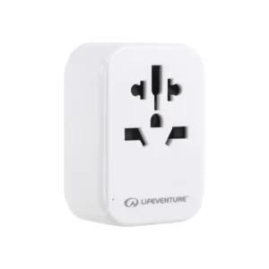 Lifeventure - Adaptador de tomada mundial para europeu com USB