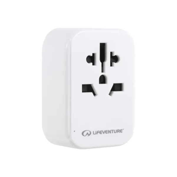 Lifeventure - Adaptador de tomada mundial para europeu com USB