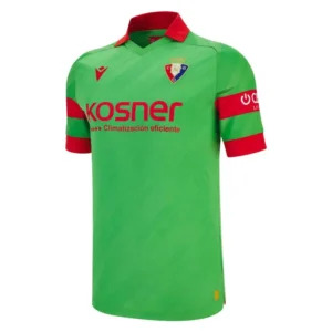 Macron - Camiseta de manga curta júnior Visitante CA Osasuna 25/26 – Green / Red