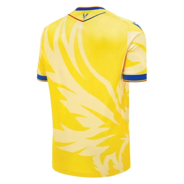 Macron - Camiseta de manga curta Visitante Crystal Palace FC 24/25 – Masculino – Yellow