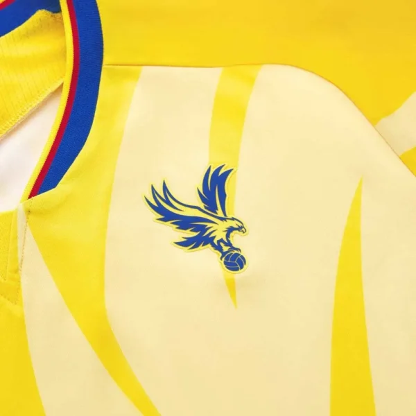 Macron - Camiseta de manga curta Visitante Crystal Palace FC 24/25 – Masculino – Yellow