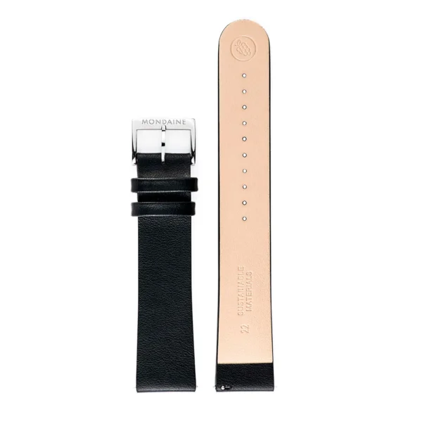 Mondaine - Alça Extra Long 22 mm 22 mm - Black