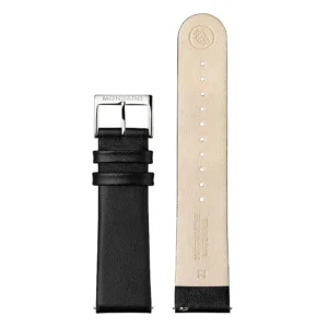 Mondaine - Alça Vegan Lining 22 mm - Black