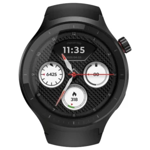 Motorola - Smartwatch Watch - Matte Black / Volcanic Ash