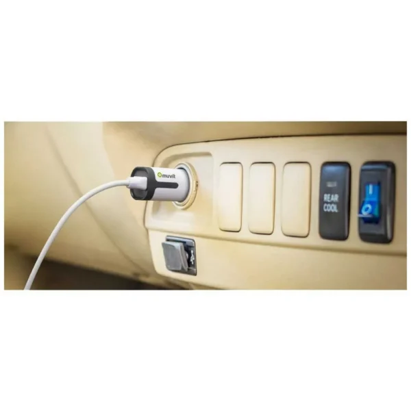 muvit-carregador-de-carro-lightning-mfi-1.8-m-1a-2.webp Muvit - Carregador de carro Lightning MFI 1.8 m 1A - White