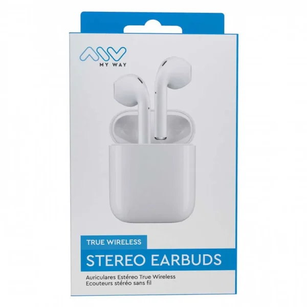 MyWay - Fones de ouvido sem fio Touch Control - White