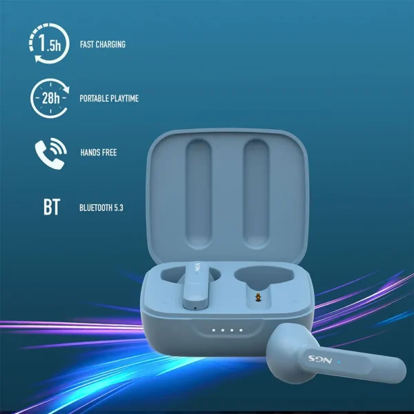NGS - Fones de ouvido sem fio Artica Move TWS - White