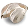 NGS - Fones de ouvido sem fio Artica Tempest/Microphone/Bluetooth - Beige