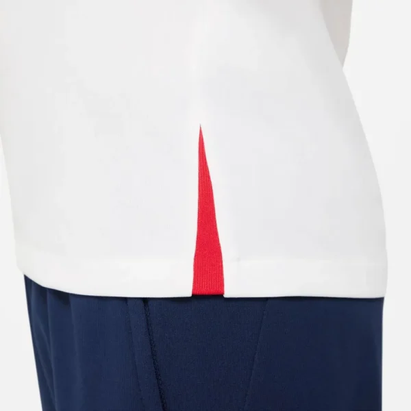 Nike - Camiseta de manga curta júnior PSG 22/23 Dri Fit Strike – White / Midnight Navy / Midnight Navy