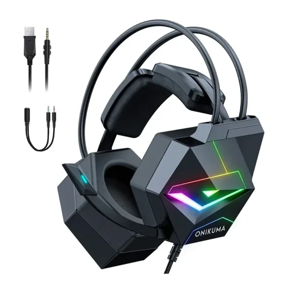 Onikuma - Fone de ouvido X20 - Black