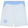 Puma - Calções Casa Manchester City FC 26/27 – Masculino – Icy Blue / Team Light Blue