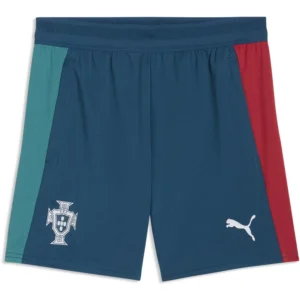 Puma - Calções júnior Treinamento Portugal 25/26 – Ocean Tropic / Silver Mist