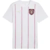 Puma - Camiseta de manga curta Antes do jogo Manchester City FC 24/25 – Feminino – White / Dark Jasper