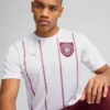 Puma - Camiseta de manga curta Antes do jogo Manchester City FC 24/25 – Feminino – White / Dark Jasper