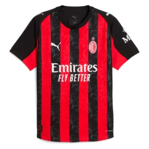 Puma - Camiseta de manga curta Casa AC Milan Authentic 25/26 – Masculino – For All Time Red / PUMA Black