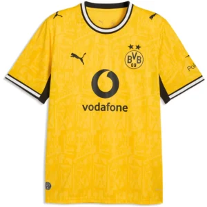 Puma - Camiseta de manga curta Casa BVB Borussia Dortmund – Masculino – Faster Yellow / Puma Black