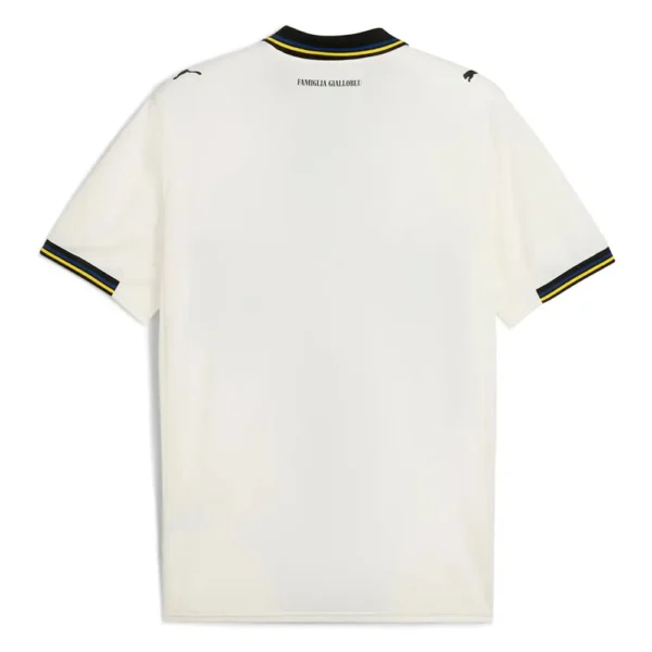 Puma - Camiseta de manga curta Casa Parma Calcio 25/26 – Masculino – Warm White / Black