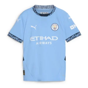 Puma - Camiseta de manga curta júnior Casa Manchester City FC 24/25 – Team Light Blue / Marine Blue