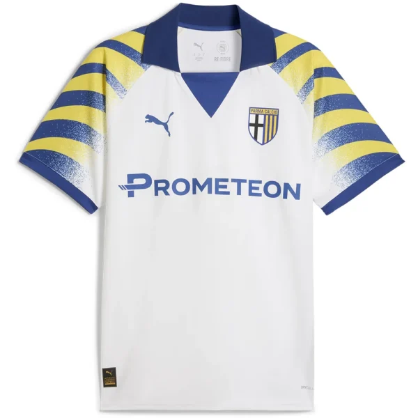 Puma - Camiseta de manga curta Quarto equipamento Parma Calcio 25/26 – Masculino – White / Clyde Royal