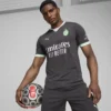 Puma - Camiseta de manga curta Terceira AC Milan 24/25 – Masculino – Shadow Gray / Fresh Mint