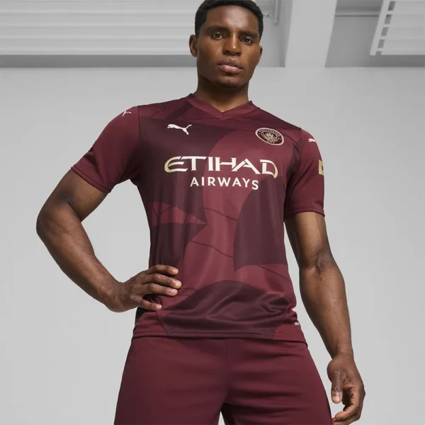 Puma - Camiseta de manga curta Terceira Manchester City FC 24/25 – Masculino – Dark Jasper