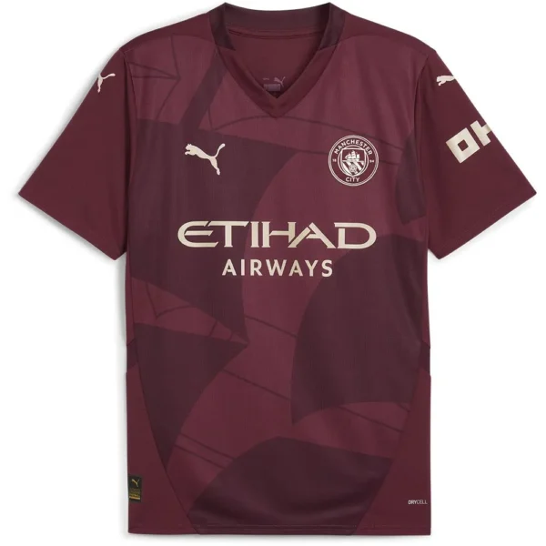 Puma - Camiseta de manga curta Terceira Manchester City FC 24/25 – Masculino – Dark Jasper