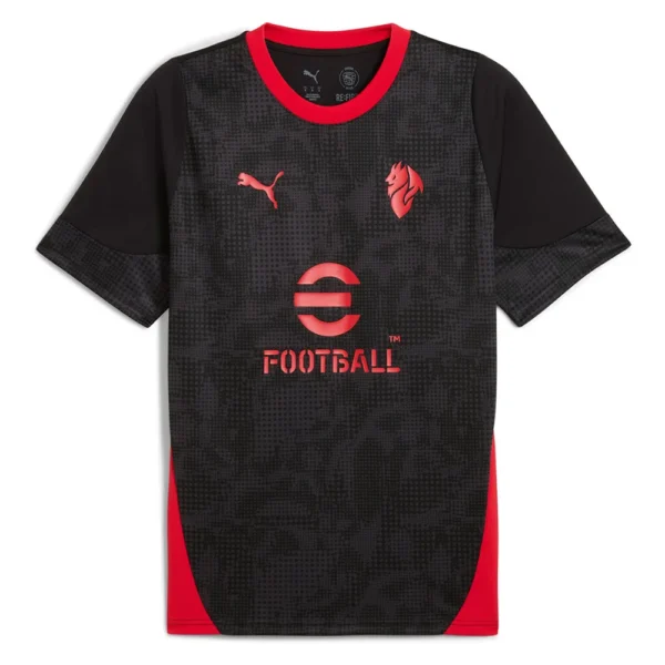 Puma - Camiseta de manga curta Treinamento AC Milan 25/26 – Masculino – PUMA Black / For All Time Red