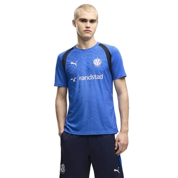 Puma - Camiseta de manga curta Treinamento Olympique Marseille – Masculino – Puma Team Royal / Deep Navy
