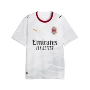 Puma - Camiseta de manga curta Visitante AC Milan 26/27 – Masculino – Puma White / Victory Gold