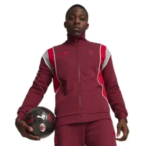 Puma - Casaco AC Milan Football Archive Track – Feminino – Team Regal Red / Tango Red