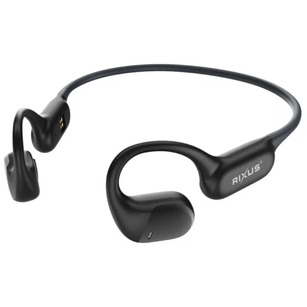 Rixus - Auscultadores desportivos sem fios Open Ear Sports Headphones Pro BE19 - Black