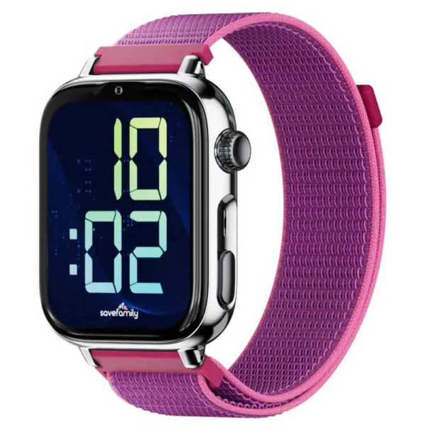 Savefamily - Smartwatch SaveWatch Plus 2 - Silver / Pink
