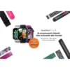 Savefamily - Smartwatch SaveWatch Plus 2 - Silver / Pink