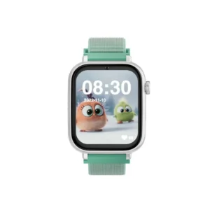 Savefamily - Smartwatch White Casing + Mint Green Fabric Strap Sf-Sw+B.Ctvm