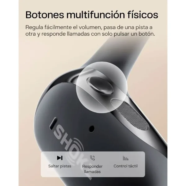Shokz - Fones de ouvido sem fio T920-ST-BK - Black