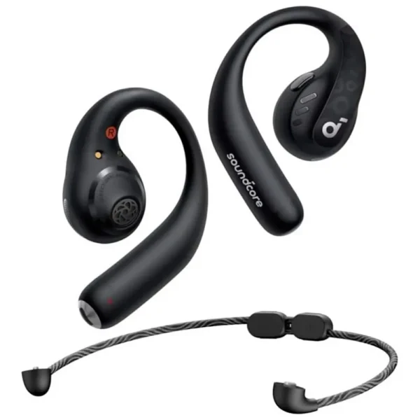 Soundcore - Auscultadores desportivos sem fios AeroFit Pro - Black