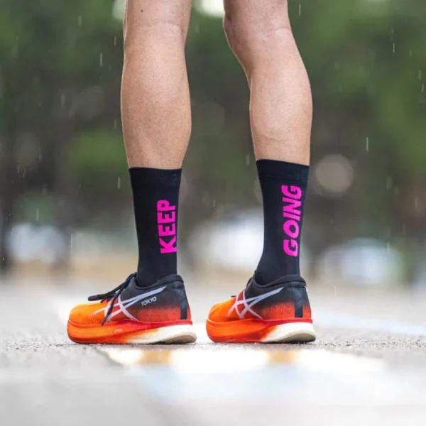 Sporcks - Meias Keep going – Black / Pink