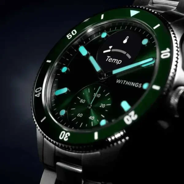 Withings - Smartwatch ScanWatch Nova - Green